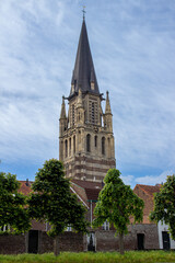 Sticker - Vertical shot of St. Peter's Church in Sittard, Netherlands