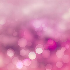 Wall Mural - Defocused pink bokeh wallpaper background