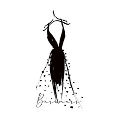 Sticker - woman fashion store logo