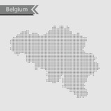 Fototapeta Nowy Jork - map of Belgium