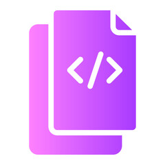 coding gradient icon
