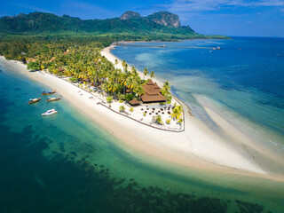 Poster - Aerial view of koh Mook or koh Muk island, in Trang, Thailand