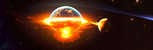 Explosion Of The Planet