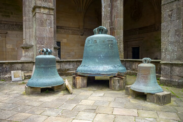 Wall Mural - Bronze bells in the Santiago de Compostela Cathedral, Galicia, Spain