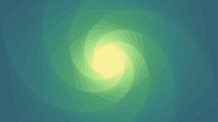 A tunnel effect. Light at the end of the tunnel. Background in bright tints. Abstract bg. Vector design. 