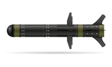 Hand Portable Missile System Vector Illustration