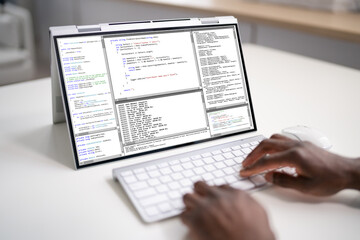 African American Web Developer Programmer