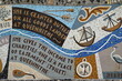 Queenhithe Mosaic along the North Bank of the Thames.
