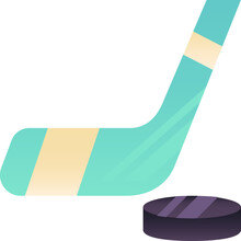 Hockey Flat Icon
