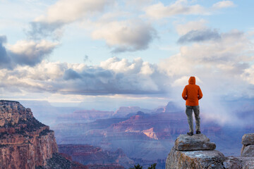 Canvas Print - Hike in Grand Canyon