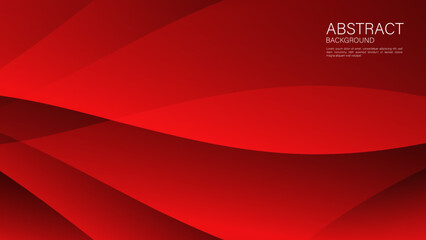 Red abstract background, wave vector, Geometric vector, Minimal Texture, web background, red cover background design, flyer template, banner, book cover, wall decoration wallpaper. vector