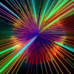 Sticker - Abstract background Laser light multicolored for design