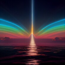Pink Floyd Style Light Portal.