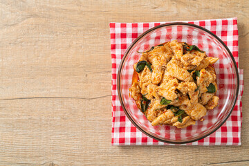 Wall Mural - Stir Fried Chicken with Chili Paste