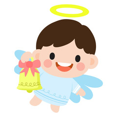 Wall Mural - Kids Angel Flat Clipart