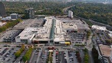 Lenox Square Shopping Mall In Upscale Buckhead Area Of Atlanta Georgia. Consumer Spending, Holiday Shopping Theme. Aerial View.