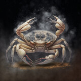 portrait of a Beige Crab