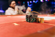 © yuriy - casino betting chips poker table gambling win
