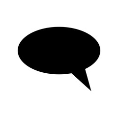 Bubble speech icon template