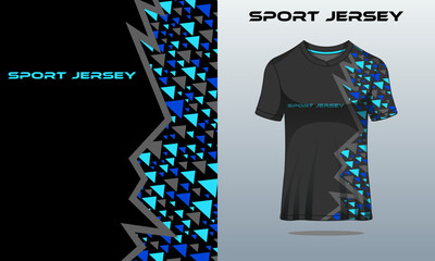 Tshirt sports abstrac texture footbal design for racing soccer gaming motocross gaming cycling.