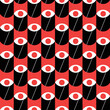 Decorative Japanese sushi rolls geometric modern pattern for the background, tile,textiles, socks.Vector. Seamless.