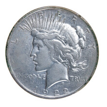 Silver 1922 Liberty Peace Dollar Coin
