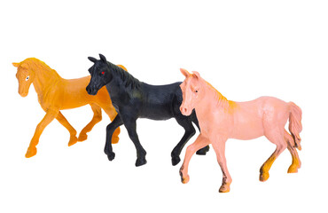 Poster - horse figurine isolated