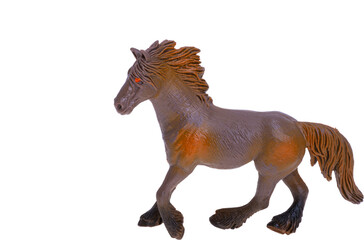 Poster - horse figurine isolated