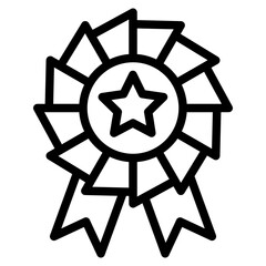 award outline icon