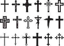 Religious CROSS BUNDLE, Jesus Cross, Old Rugged Cross , Christian ,Cross , Religious , Cross ClipArt, Crosses, Catholic Cross, Silhouette Cross, Faith Cross