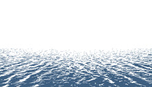 Ocean Ripples Background With Small Waves