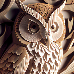 Wall Mural - Owl