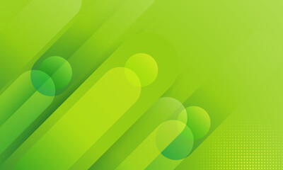 Green geometric background. gradient creative background, modern cover design, poster and advertising concept vector.