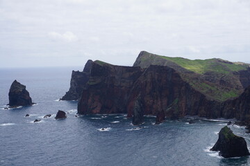 Wall Mural - The cliff, reef and sea