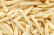 Top view of frozen french fries