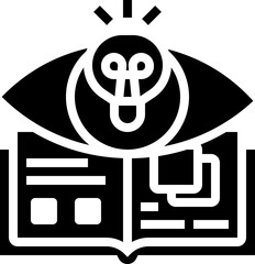 Sticker - learning icon