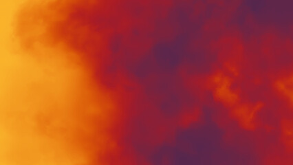 Wall Mural - red and yellow background, abstract watercolor background with space. colorful sunrise or sunset col