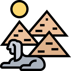 Poster - pyramid icon