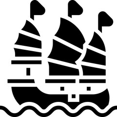 Sticker - sailboat icon