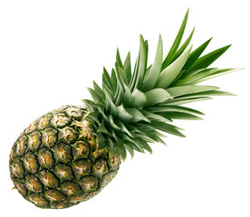 Wall Mural - Fresh pineapple isolated