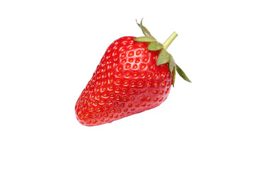 Studio shot of a fresh strawberry