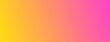 Colorful yellow and pink gradient long banner background.