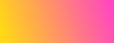 Fototapeta Dmuchawce - Colorful yellow and pink gradient long banner background.