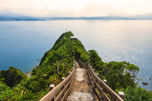 View Over The Peak Of Keelung Islet In Keelung, Taiwan