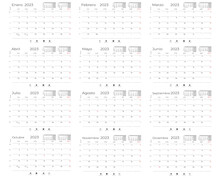 Calendario 2023 Lunas Y Festivos España Oficina
