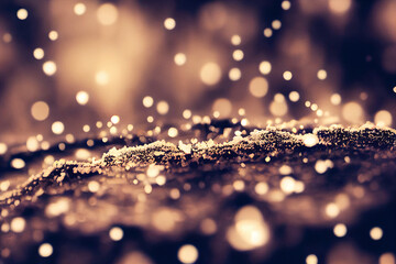 Wall Mural - christmas lights background