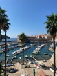 Vertical shot of the Dubrovnik old coastal town.  Croatia