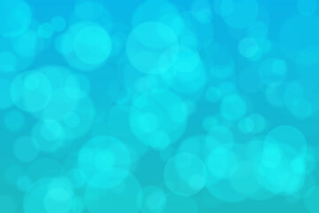 Wall Mural - Turquoise abstract bokeh background