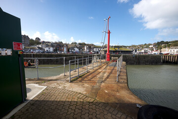 Sticker - Padstow Cornwall UK 11 21 2022 Padstow Harbour South Quay