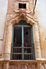 Wall Mural - beneventano palace XVIII century scicli sicily italy